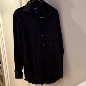 With Nothing Underneath Silk Shirt